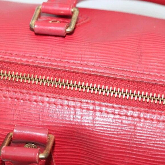 LOUIS VUITTON Epi Speedy 25 Hand Bag Castilian Red - Picture 14 of 16